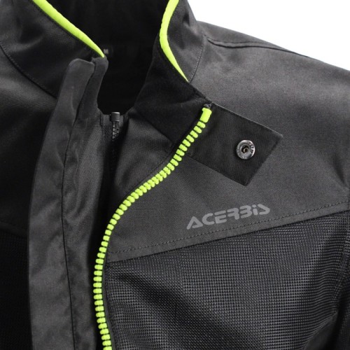 chaqueta acerbis ce ramsey vented 2 0 color gris y amarillo 0026149 318