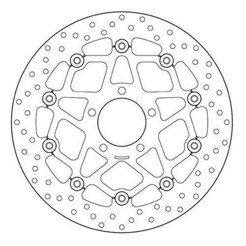 disco de freno moto brembo fijo serie oro 78b40875