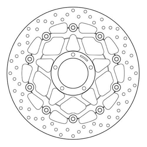 disco de freno brembo serie oro 320mm ducati 78b40878