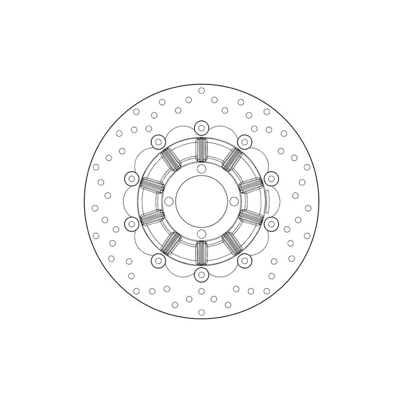 disco de freno moto brembo fijo serie oro 78b40892