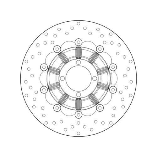 disco de freno moto brembo fijo serie oro 78b40892
