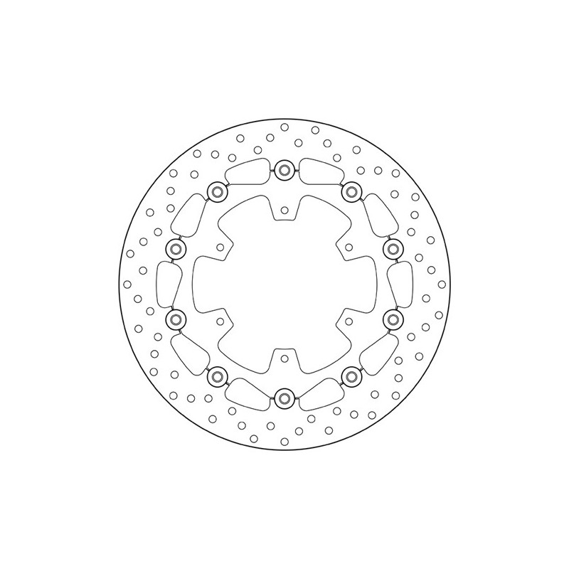 disco de freno moto brembo fijo serie oro 78b40908