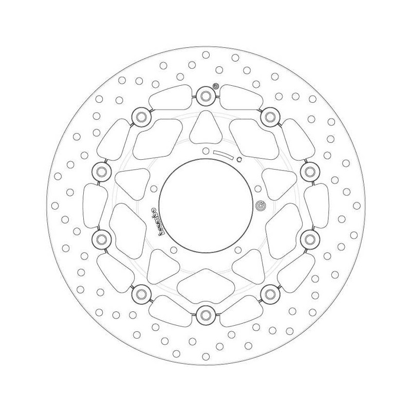 disco de freno moto brembo fijo serie oro 78b408b7