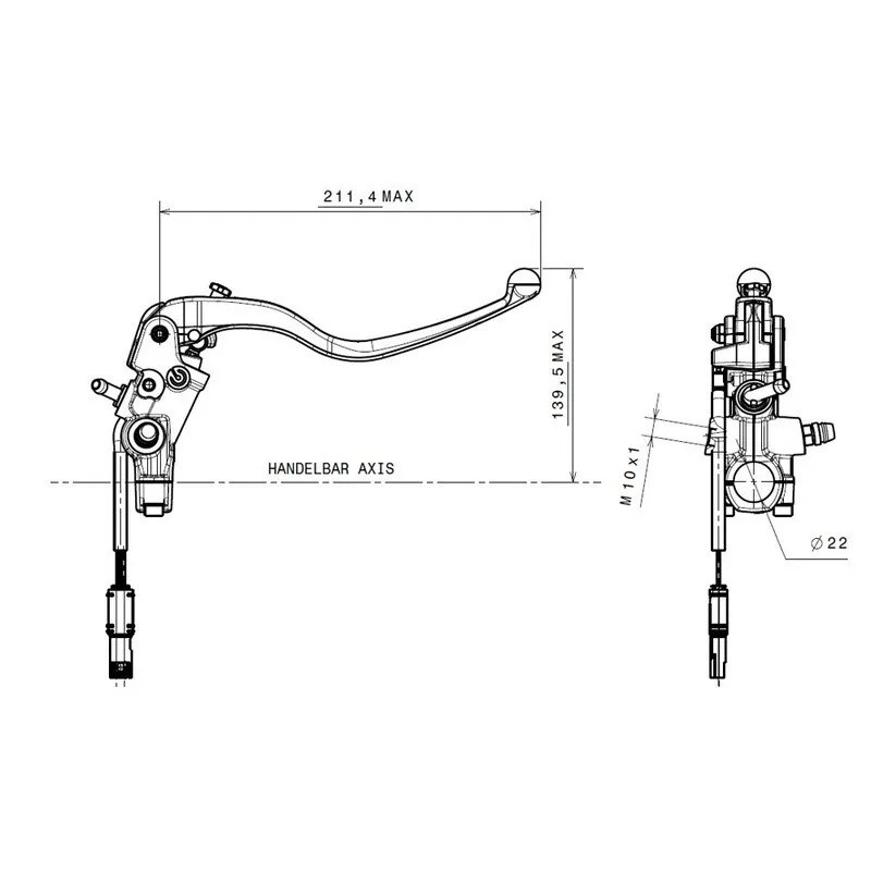 bomba de freno brembo radial 18x21 oem 910 d548 90