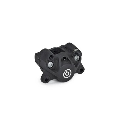 pinza de freno moto brembo 920b85204 trasera negra 2 pistones