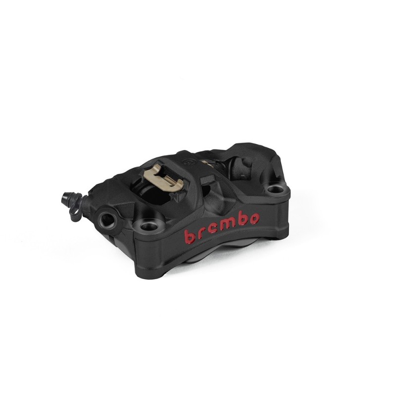 pinza brembo stylema negro y rojo izquierda 100mm 920d02092