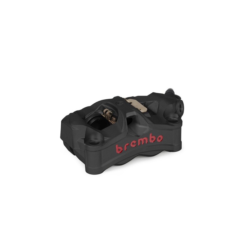pinza brembo stylema negro y rojo derecha 100mm 920d02093