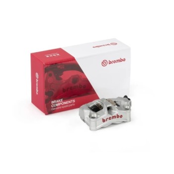 pinza brembo stylema aluminio y rojo derecha 100mm 920d02095