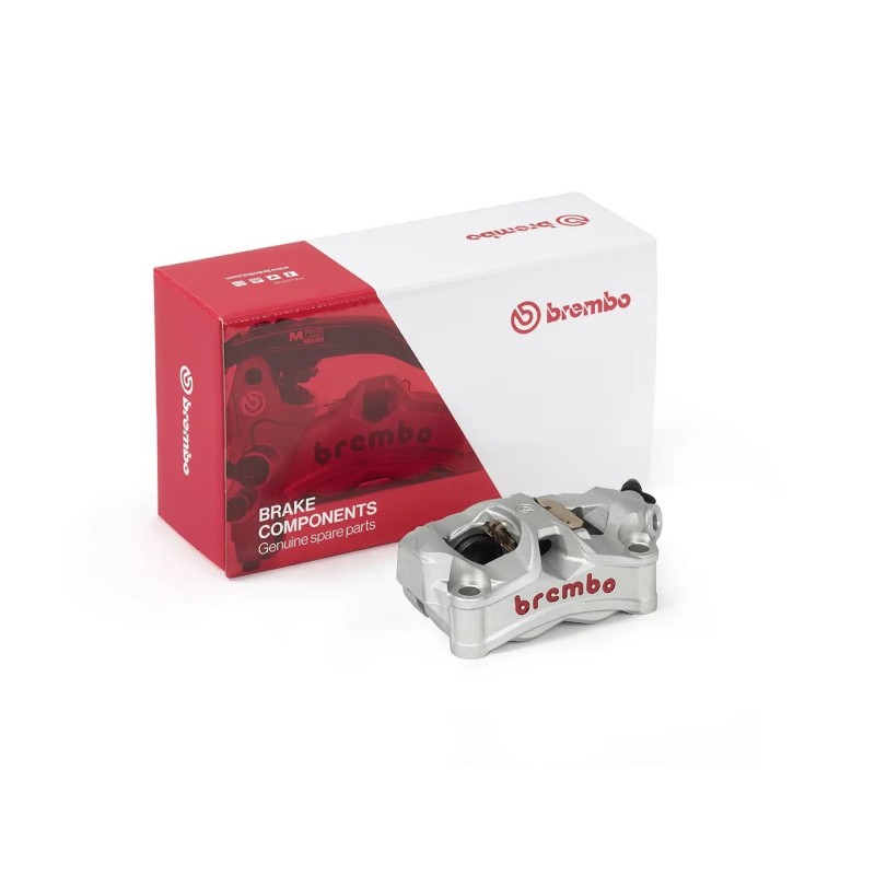 pinza brembo stylema aluminio y rojo derecha 100mm 920d02095
