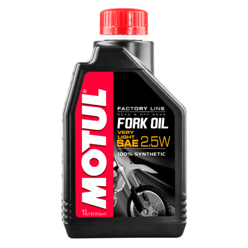 aceite de horquilla motul fork oil factory line l 2 5w 1l