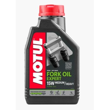aceite de horquilla motul fork oil 15w expert med heavy 1l