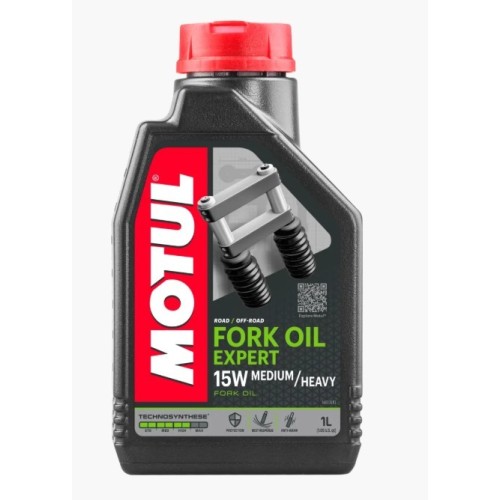 aceite de horquilla motul fork oil 15w expert med heavy 1l