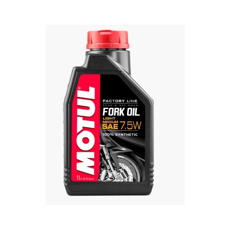 aceite de horquilla motul fork oil factory 7 5w line light med 1l