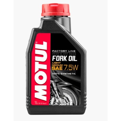 aceite de horquilla motul fork oil factory 7 5w line light med 1l