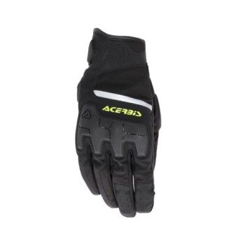 guante acerbis x street wp homologacion ce negro y amarillo touring y urbano 0026676 318