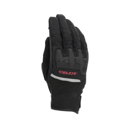 guante acerbis x street wp homologacion ce negro y rojo touring y urbano 0026676 323