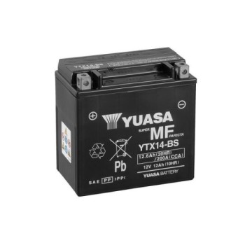 bateria para motocicleta yuasa mf 12 6ah cp ytx14 bs