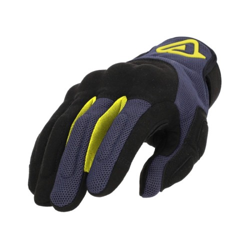 guantes acerbis ce pyramid homologados ce gris y azul 0024869 090