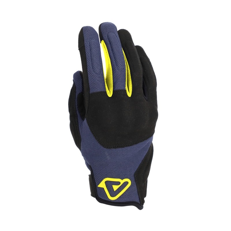 guantes acerbis ce pyramid homologados ce gris y azul 0024869 090