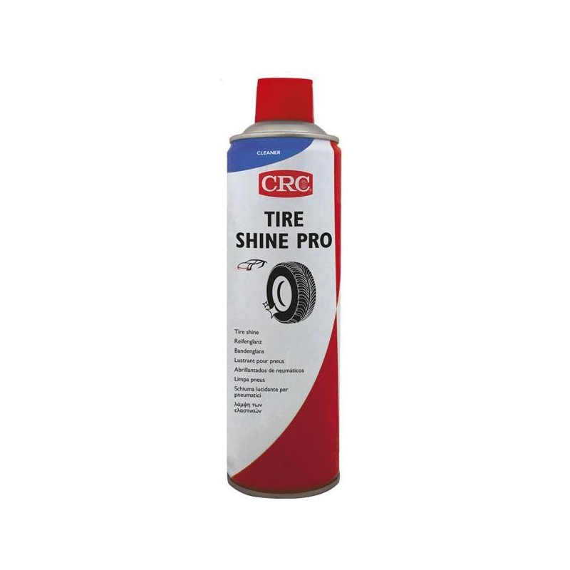 abrillantador de neumaticos crc tire shine pro 32728 aa spray 500 ml