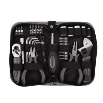 kit herramientas moto oxford tool kit pro v2 ox770v2 35 piezas bajo asiento con torx y car