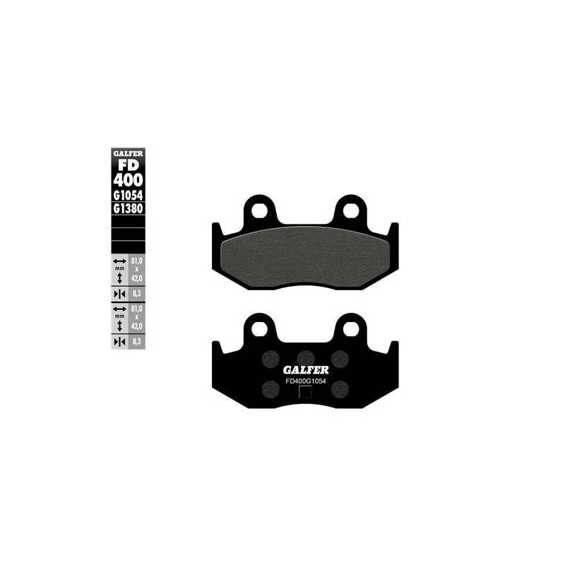 pastillas de freno moto galger scooter fd400g1380