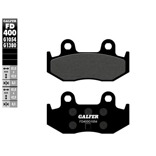 pastillas de freno moto galger scooter fd400g1380