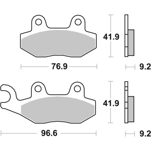 pastillas de freno moto brembo genuinas 07035