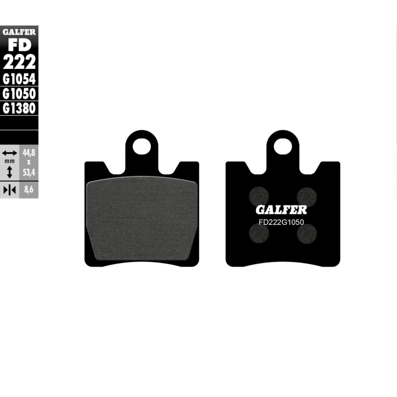 pastillas de freno moto galfer scooter fd222g1050
