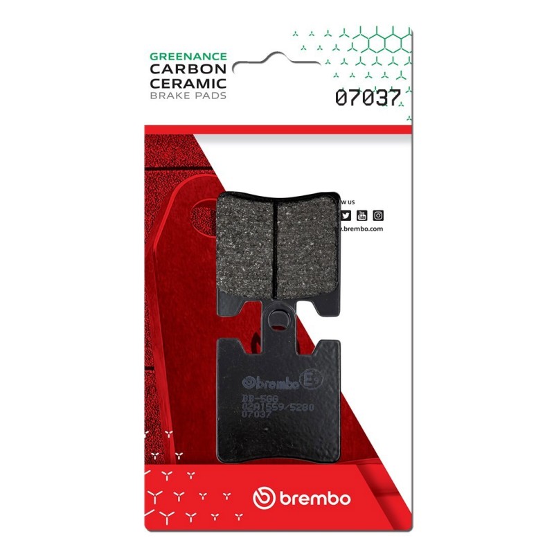 pastillas de freno moto brembo genuinas 07037