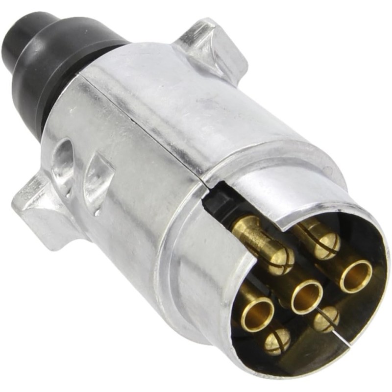 conector enchufe de remolque metalico macho 7 pines