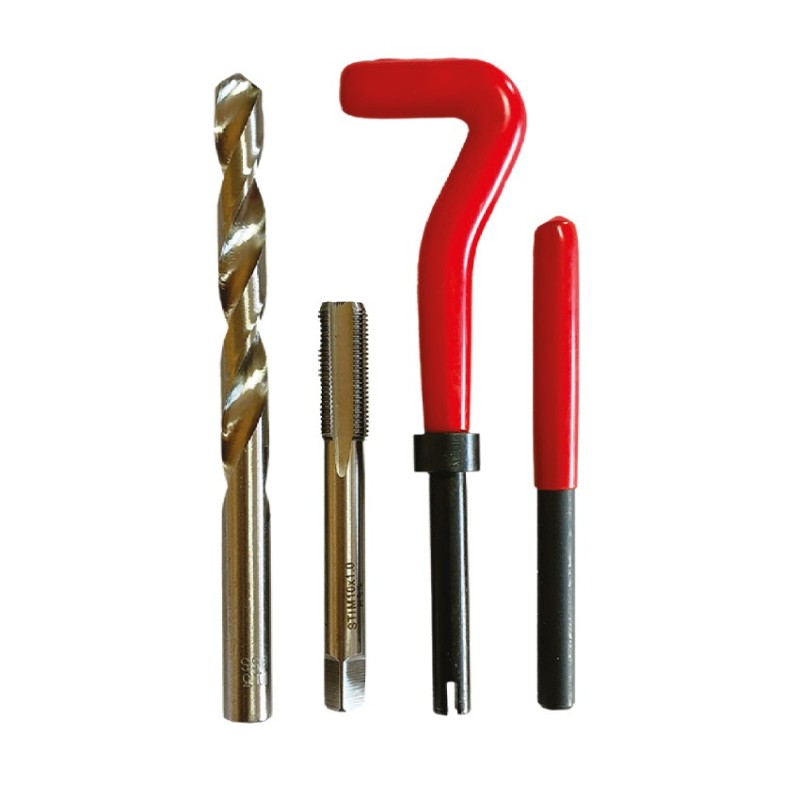 kit reparacion rosca bujia moto toolhub 9791 m12x1 25 con helicoil