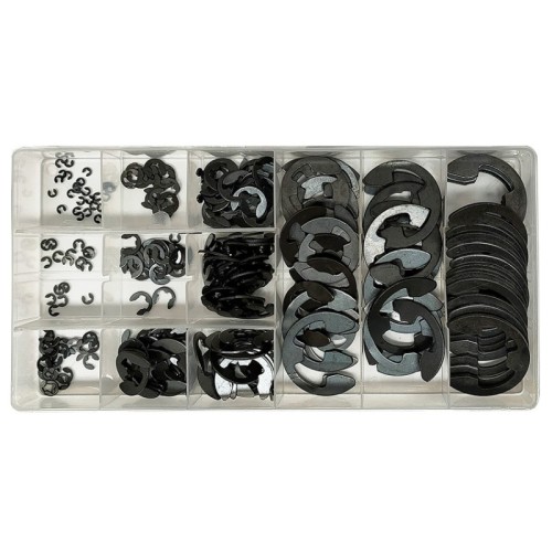 surtido clips tipo e toolhub 9822 anillos elasticos exteriores 300 pzs