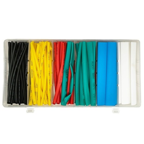 surtido manguitos termo fusibles toolhub 9832 conectores termorretractiles 100 pzs