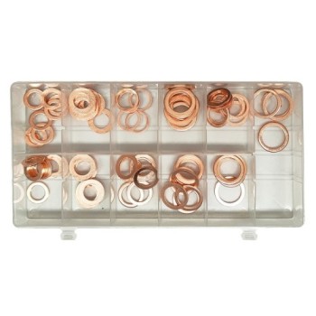 surtido arandelas de cobre para carter toolhub 9830 100 pzs