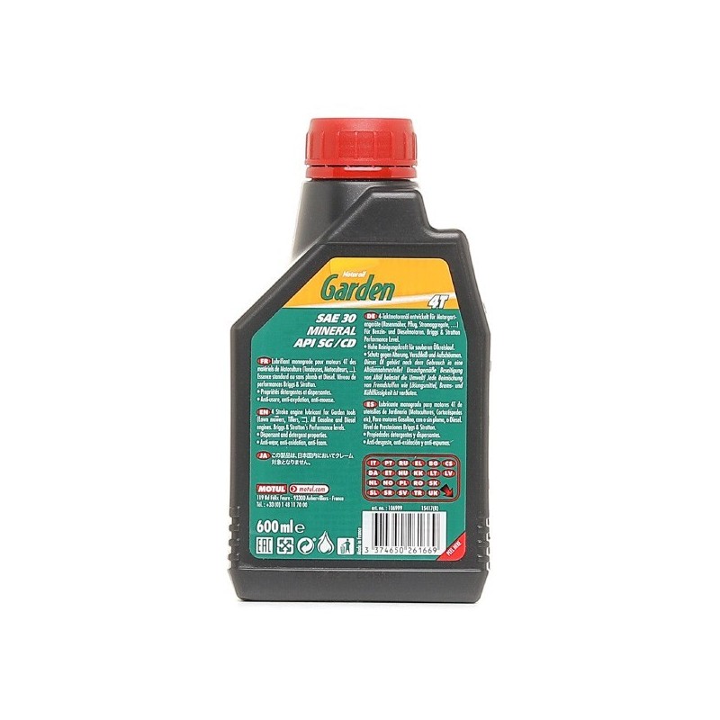 aceite motul 4t garden sae 30 102787
