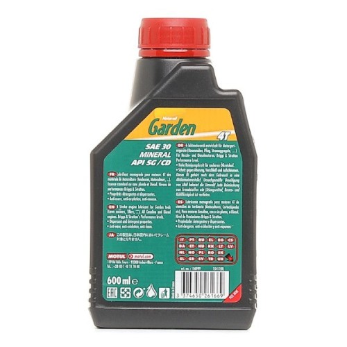 aceite motul 4t garden sae 30 102787