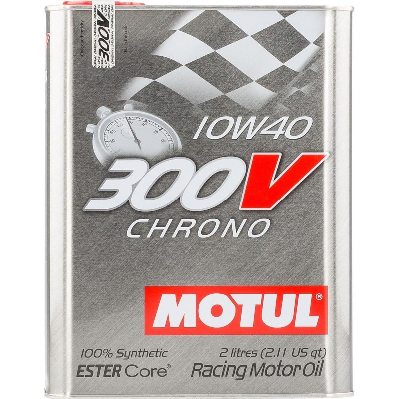 aceite de competicion motul 300v chrono 104243 sae 10w 40 2 l