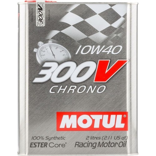 aceite de competicion motul 300v chrono 104243 sae 10w 40 2 l
