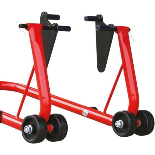 caballete universal para moto rz tools 200023 delantero y trasero ajustable 200 kg