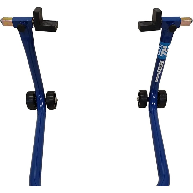 caballete trasero universal para moto rz tools 200016 ajustable 100 kg
