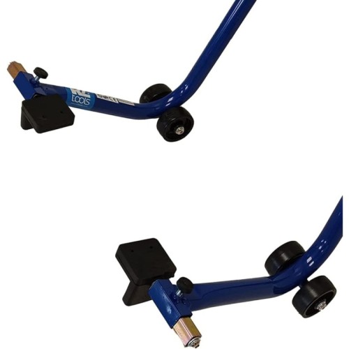 caballete trasero universal para moto rz tools 200016 ajustable 100 kg
