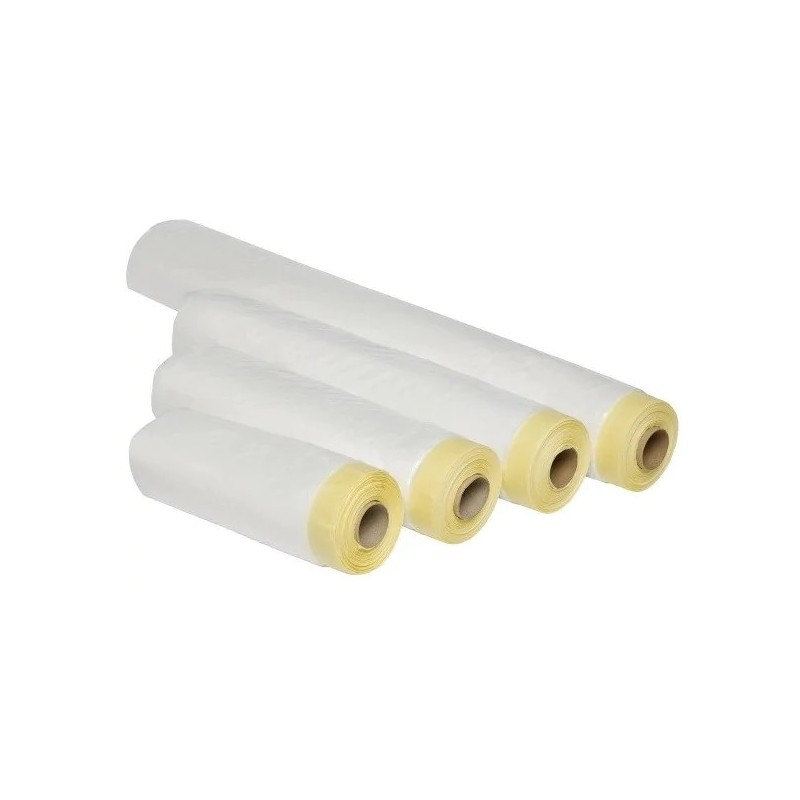 plastico con cinta 35cm x 22 5m x 25mm