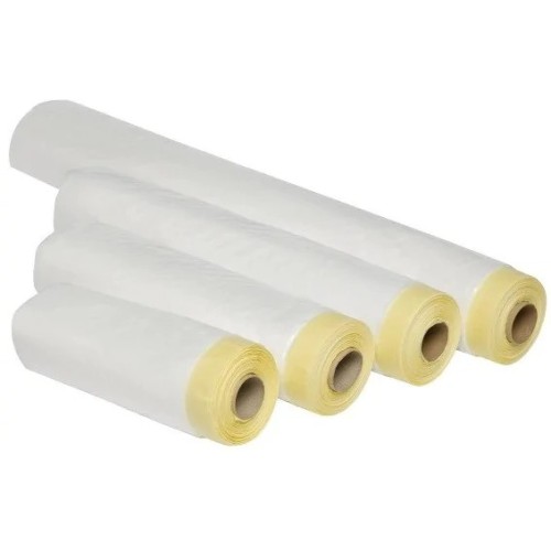 plastico con cinta 120cm x 22 5m x 19mm