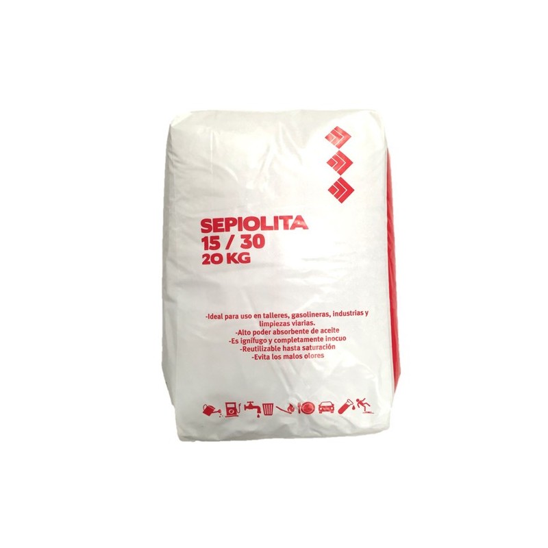 saco de sepiolita 15 30 20 kg