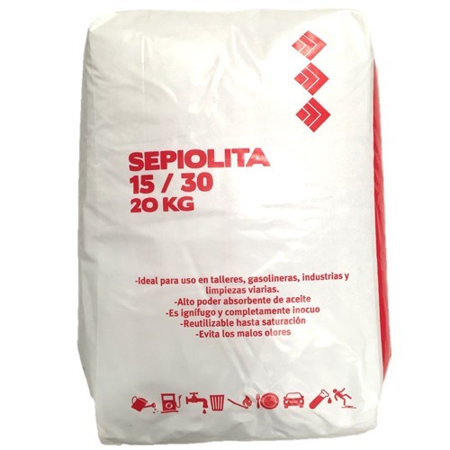 saco de sepiolita 15 30 20 kg