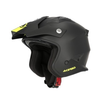 casco acerbis jet aria 22 06 negro con visor integrado 0025055 090