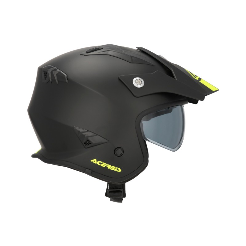 casco acerbis jet aria 22 06 negro con visor integrado 0025055 090