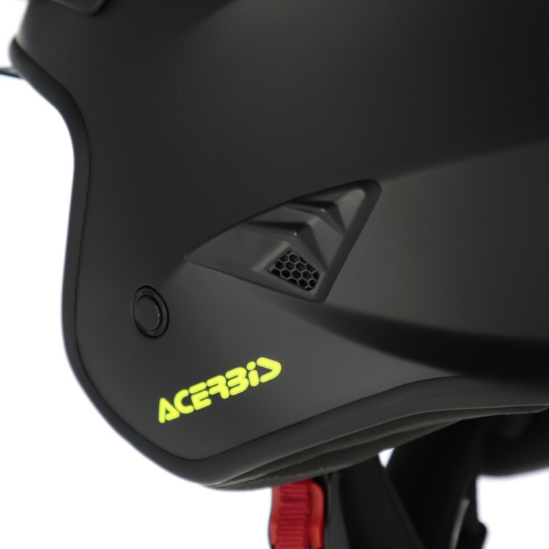 casco acerbis jet aria 22 06 negro con visor integrado 0025055 090