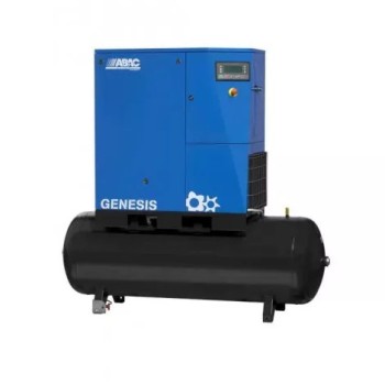 compresor de tornillo abac 4152025548 genesis 15 de 10 bar con deposito de 500 l